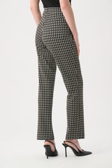 Joseph Ribkoff Geometric Straight Pull-On Pants