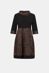 Joseph Ribkoff Jacquard Silky Knit Cocoon Dress