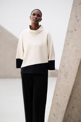 Joseph Ribkoff Scuba Jersey Trapeze Top