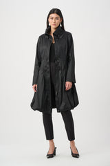 Joseph Ribkoff Taffeta Belted Balloon Coat