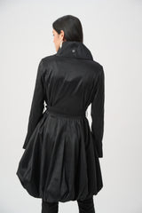 Joseph Ribkoff Taffeta Belted Balloon Coat