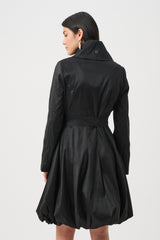 Joseph Ribkoff Taffeta Belted Balloon Coat