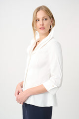 Joseph Ribkoff Double Lapel Collar Blouse