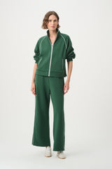 Joseph Ribkoff Piped Funnel Neck Track Jacket