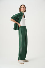 Joseph Ribloff Piped Wide-Leg Track Pant