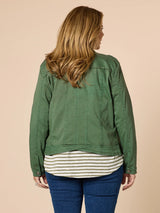 Threadz Military Denim Jacket