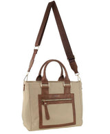Pierre Cardin Two-Tone Nylon Tote Bag