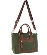 Pierre Cardin Two-Tone Nylon Tote Bag