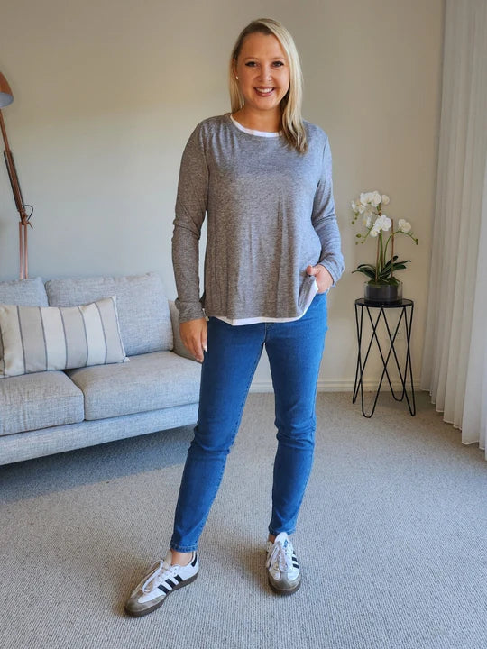 Threadz Alice 2 in 1 Knit Top