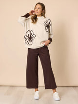 Clarity Kimmy Ponti Wide Leg Pant