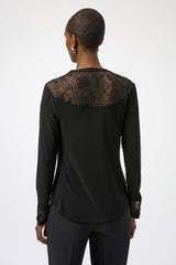 Joseph Ribkoff Chic Embroidered Top