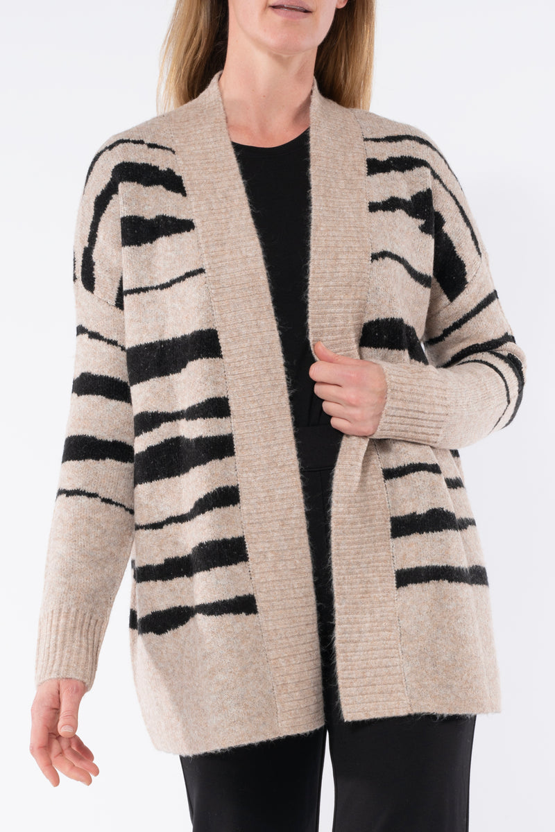 Jump Broken Stripe Cardigan