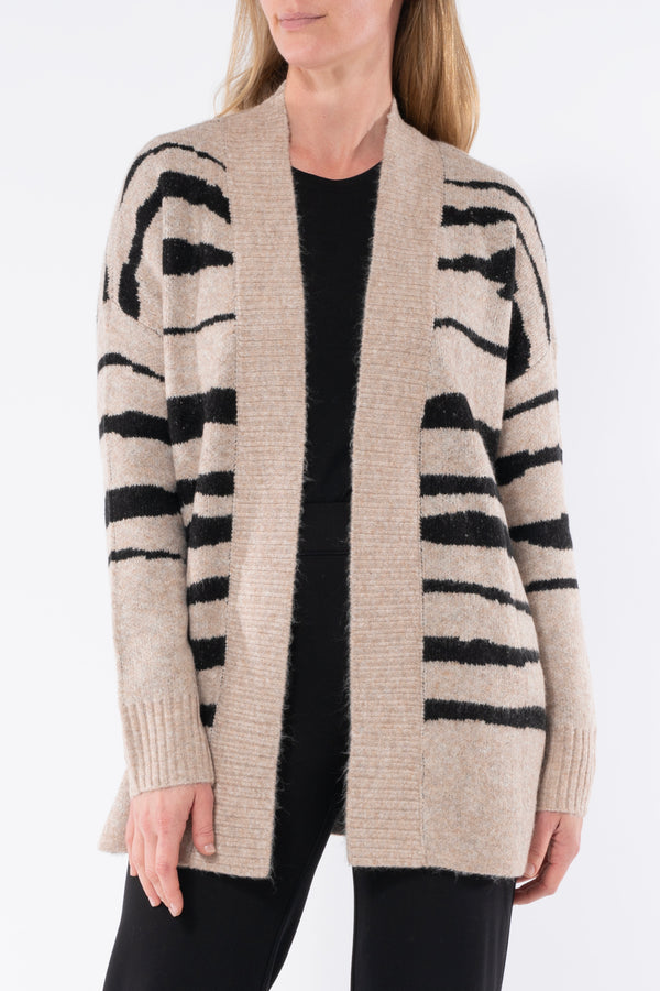 Jump Broken Stripe Cardigan