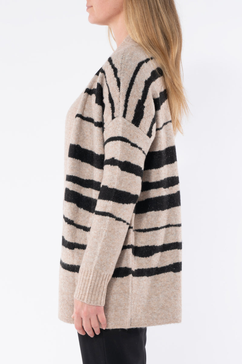 Jump Broken Stripe Cardigan