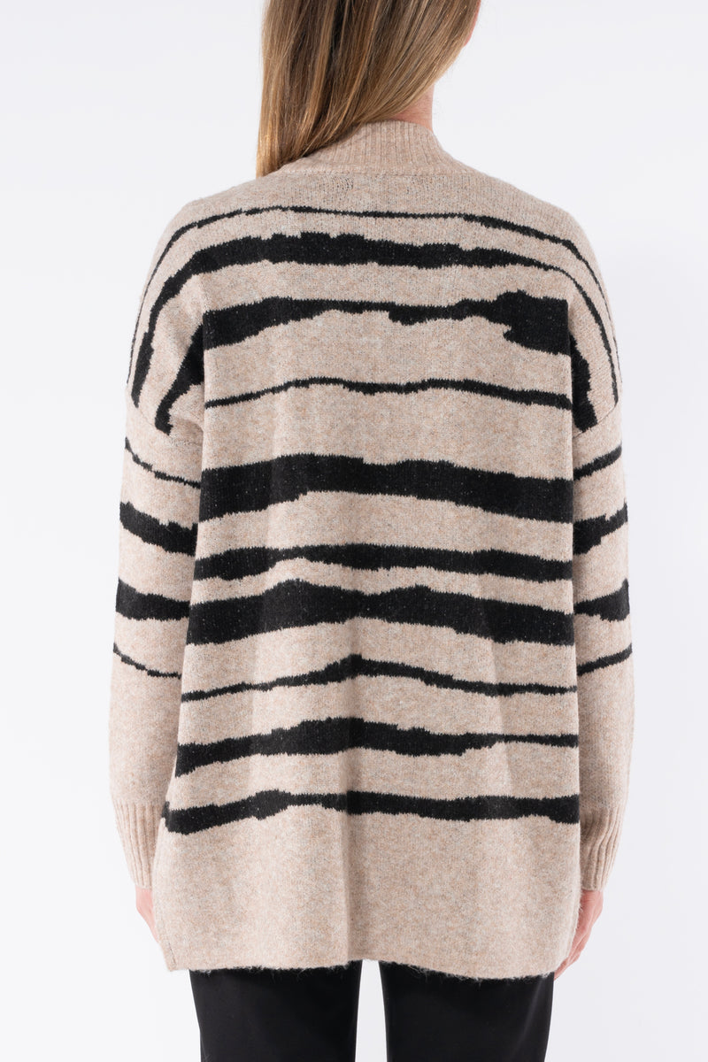 Jump Broken Stripe Cardigan