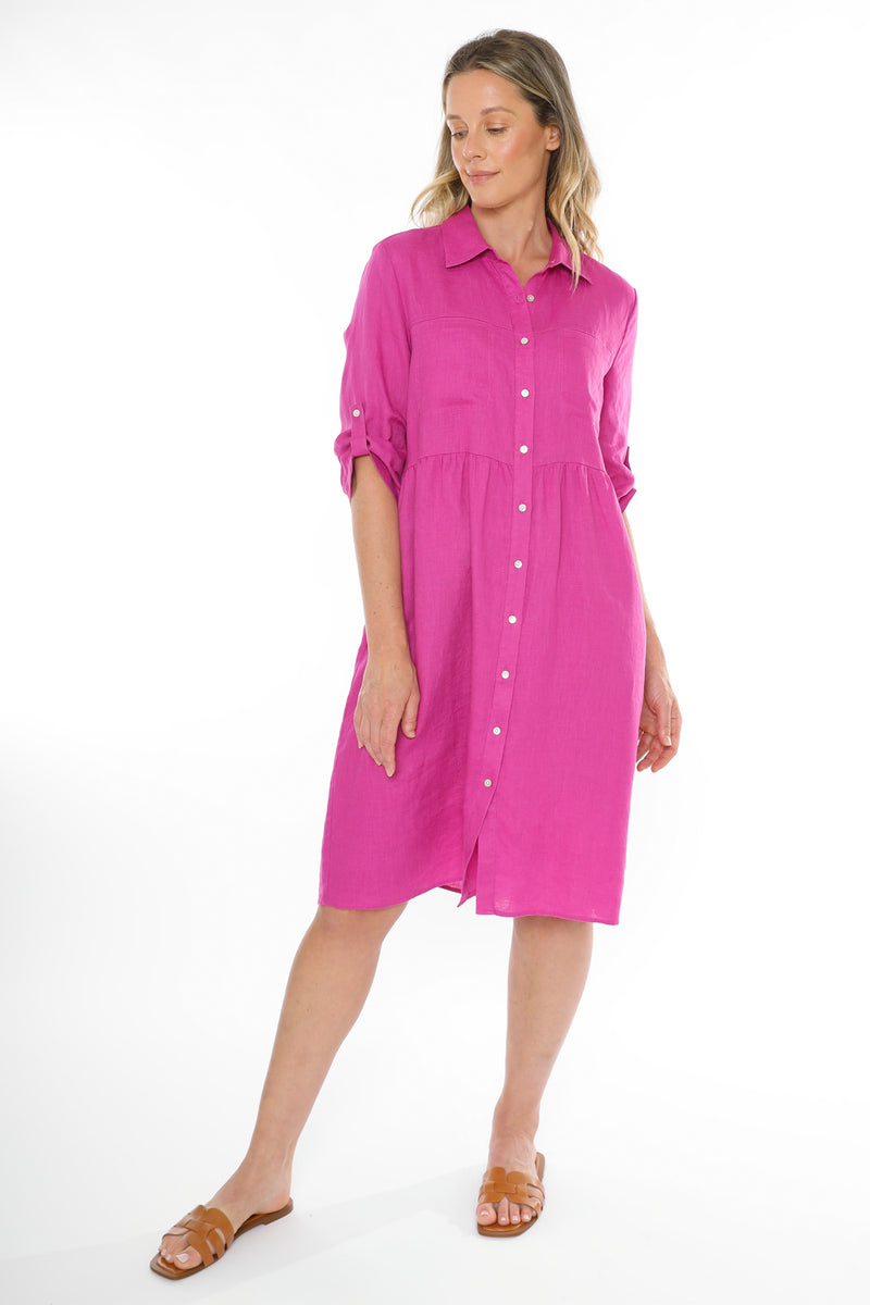 Jump 2 Pocket Linen Dress