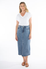 Jump Soft Denim Skirt