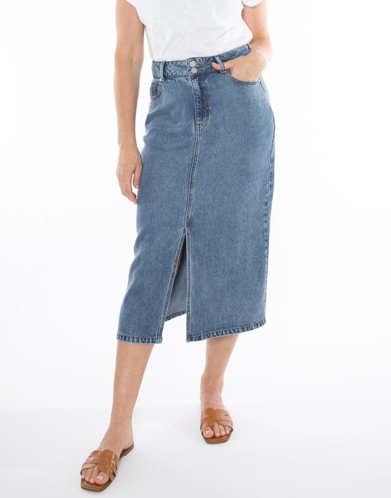 Jump Soft Denim Skirt