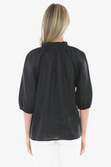 Jump Ruffle Neck Top