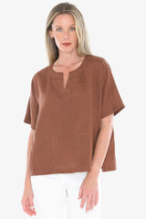 Jump 2 Pocket Linen Top