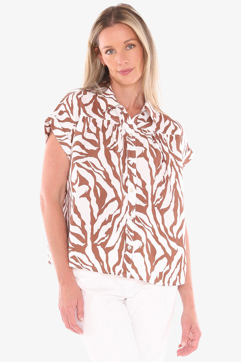 Jump Zebra Mono Shirt