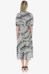 Jump Abstract Fern Dress