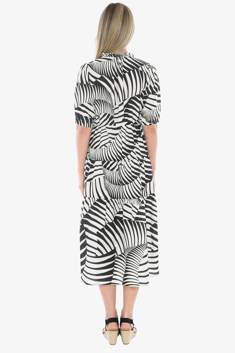 Jump Abstract Fern Dress