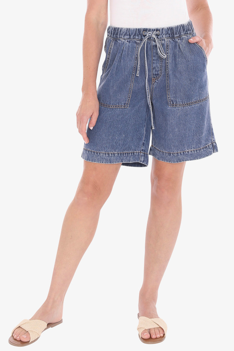 Jump Soft Denim Shorts – MODA In Fashion - Main Image