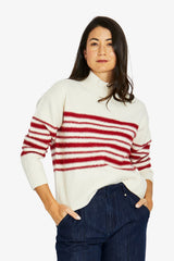 Jump Reverse Stripe Pullover