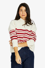 Jump Reverse Stripe Pullover