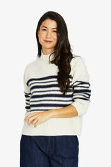 Jump Reverse Stripe Pullover