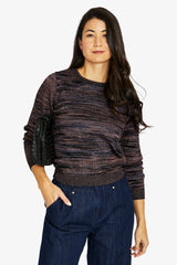 Jump Shimmer Stripe Pullover