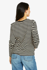 Jump Stripe Crew Long Sleeve Tee