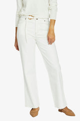 Jump Ecru Belted Jean