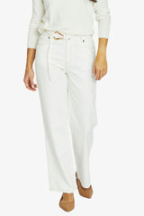 Jump Ecru Belted Jean