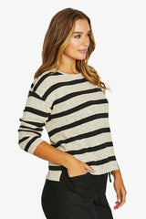 Jump Slub Stripe Pullover