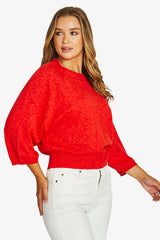 Jump Batwing Knit Top