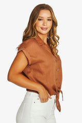 Jump Tie Front Shirt