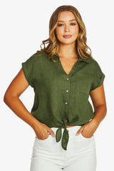 Jump Tie Front Shirt