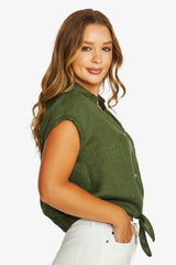 Jump Tie Front Shirt