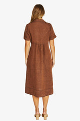 Jump Seam Detail Shirt Dress