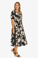 Jump Flower Trio Dress