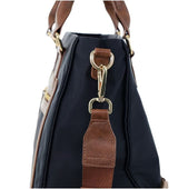 Pierre Cardin Two-Tone Nylon Tote Bag