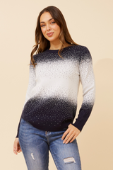 Caroline Morgan Two Tone Jumper