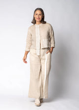 Imagine Emery Linen Top