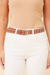 Caroline Morgan Stud Diamante Detail Belt