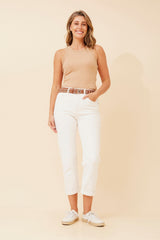 Caroline Morgan Stud Diamante Detail Belt