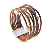 Jantan 9 row Leather Cord Bracelet