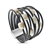Jantan 9 row Leather Cord Bracelet