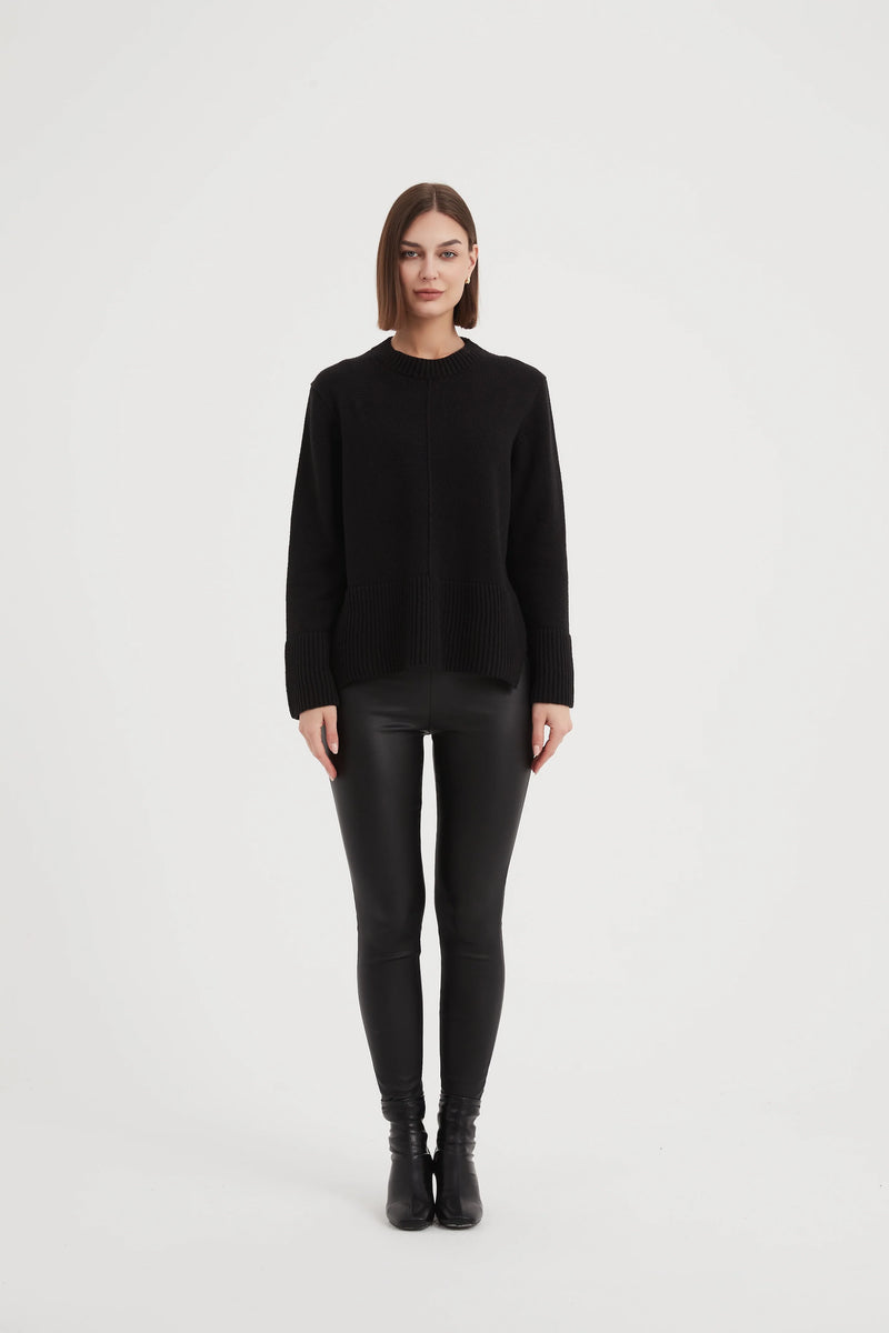 Tirelli Deep Split Knit Jumper